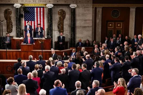 President Trump touted his economic record in Tuesday's State of the Union address. He clashed with Democrats over immigration before the midterm elections.